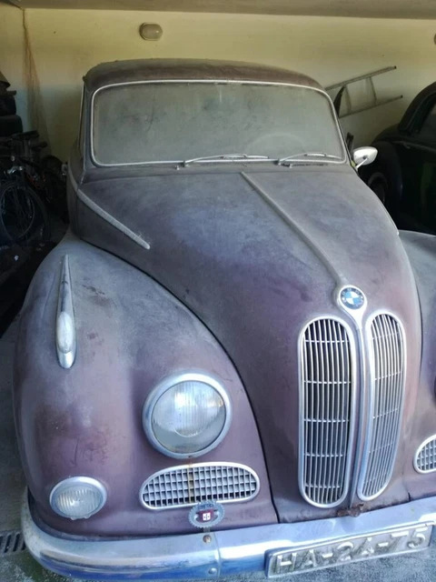 BMW 502 V8 3.2l Première main sortie de grange vendu dans l'état