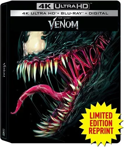 Venom [New 4K UHD Blu-ray] Ltd Ed, With Blu-Ray, Steelbook, 4K Mastering, Digi