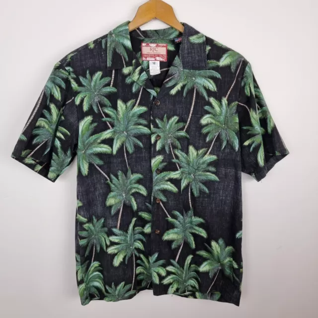RJC Hawaiian Shirt Mens Size M Made in Hawaii