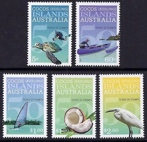 2013 Cocos keeling - 50th Anniversary of Stamps (5) MUH