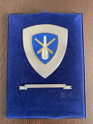 Crest placca Comando Artiglieria esercito Italiano con supporto da tavolo 