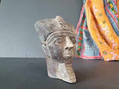 Old Egyptian Cast Bust …beautiful display and collection piece 3