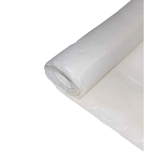 10 ft. X 100 ft. Woven Reinforced String Plastic Sheeting Great for Vapor crawl