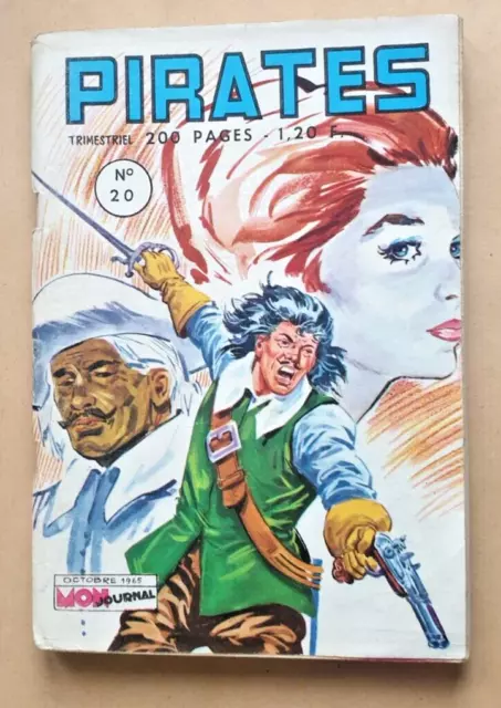 bd  petit format PIRATES /  N° 20  Octobre 1965 Edition mon journal