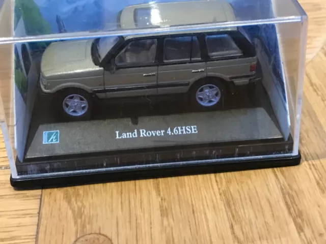 Cararama 6cm lang Land Rover Range Rover 4,6 HSE in Metallic Gold