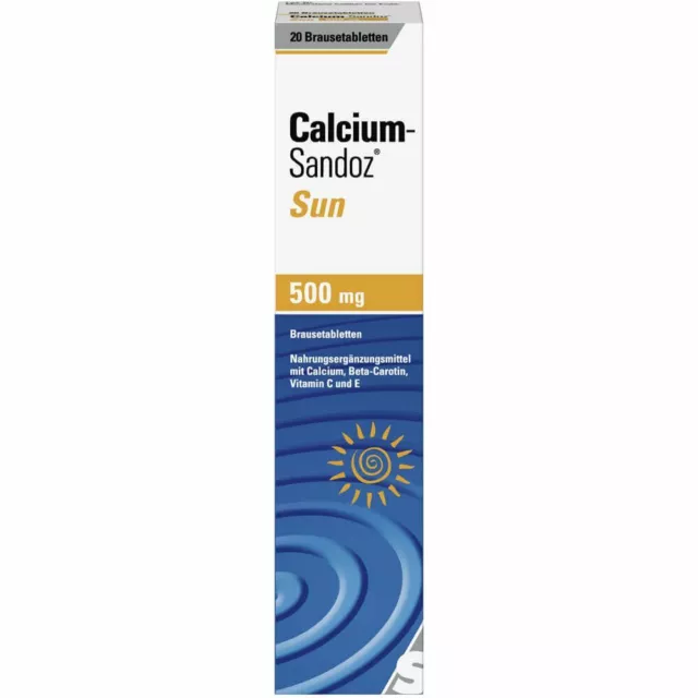 CALCIUM SANDOZ Sun Brausetabletten 20 St PZN00729971