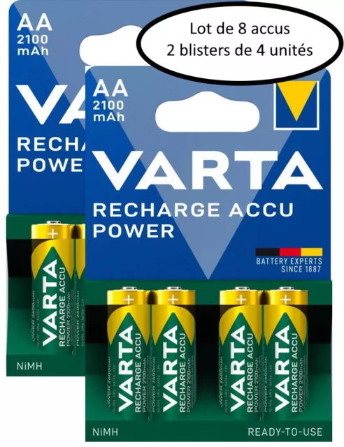Lot de 4 Piles Rechargeables AAA Accus TRONIC 1,2V HR6 Ni-MH AAA