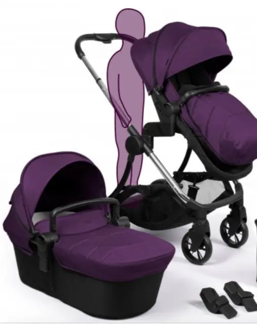 I Candy Lime Pushchair bundle, purple, great condition. From birth to 25kg.