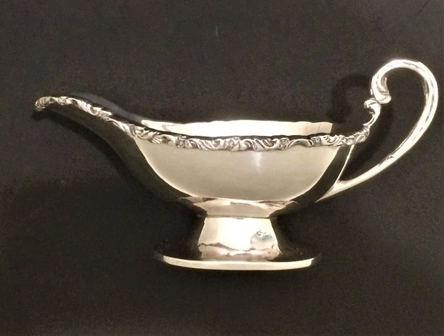 Vintage Mexico 925 Sterling Silver Gravy Boat