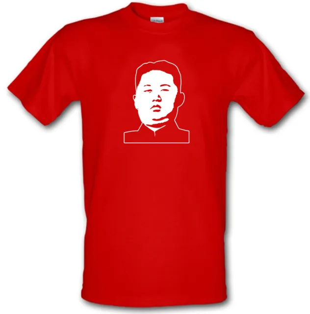 T-shirt KIM JONG-UN Supreme Leader Corea del Nord cotone pesante da piccola a XXL