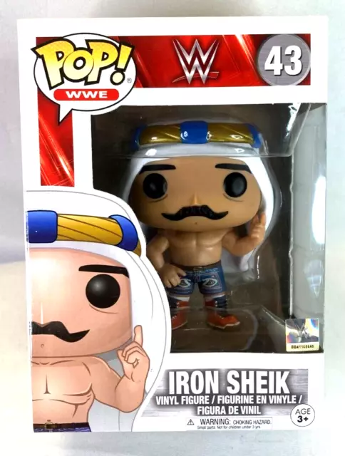 FUNKO POP VINYL WWE 43 The Iron Shiek Brand New Unopened 29.99