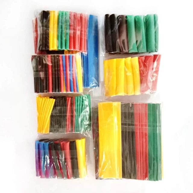 164 pz Set tubi termoretraibile calore applicazione fili manutenzione elettrodomestico