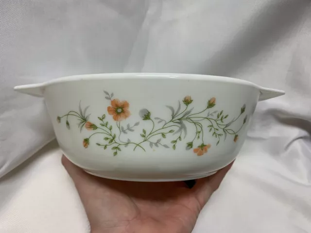 Vintage Pyrex Floral Mixing Bowl 40C Made in England No Lid Very Good Condition!