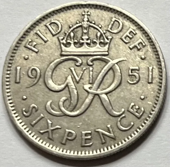 George VI Silver Sixpence  - Choose Years 1941 to 1951 - MULTI BUY UP TO 25% OFF