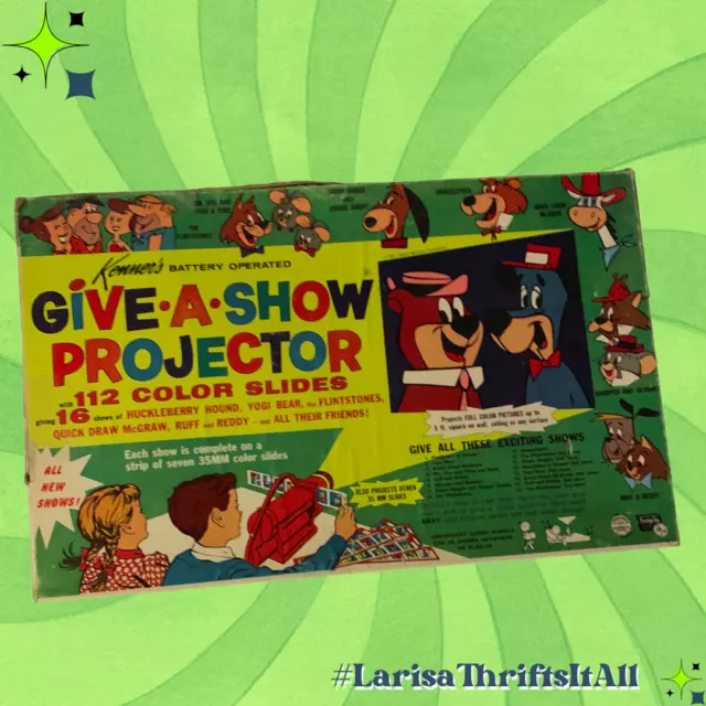 KENNER 1963 GIVE a Show Projector Game Flintstones Yogi Bear