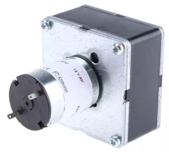 1 x Crouzet, 12 V DC, 5 Nm, gebürsteter Gleichstromgetriebemotor, Ausgangsgeschwindigkeit 8,6 U/min