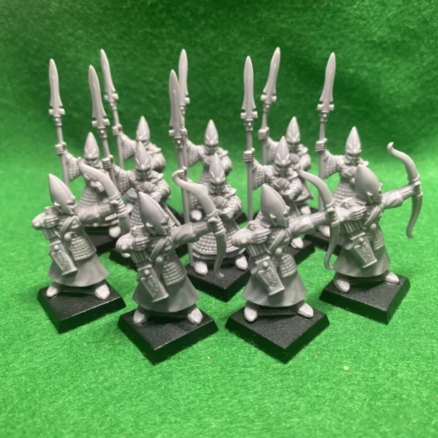 Warhammer High Elf Archers + Spearmen Bundle Lot x12 Games Workshop 90s Elves