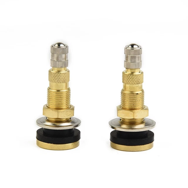 Lot De 10 Valves De Pneu TR618A En Laiton Pour Tracteur Agricole - Tiges De Valve Haute Pression, Trou De Jante 1.6cm