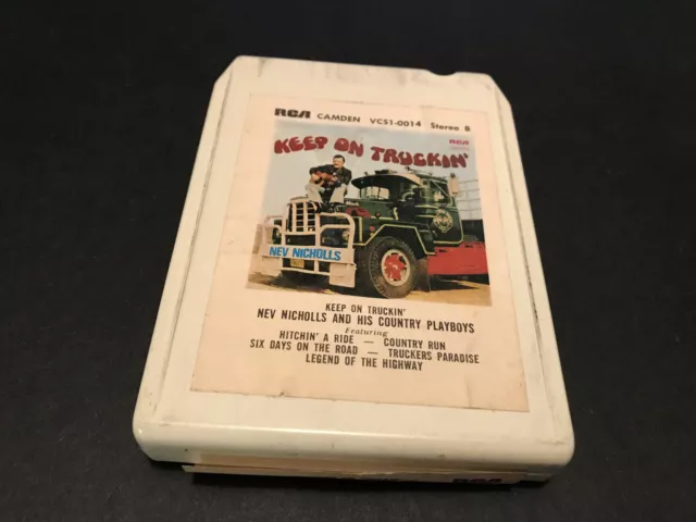 Nev Nicholls Keep On Truckin' Australian 8 Track Tape Cartridge