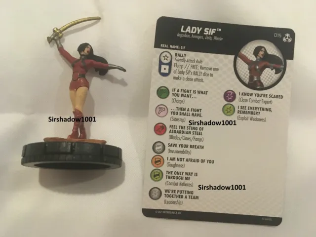 Heroclix Lady Sif 015 Marvel Avengers War of the Realms