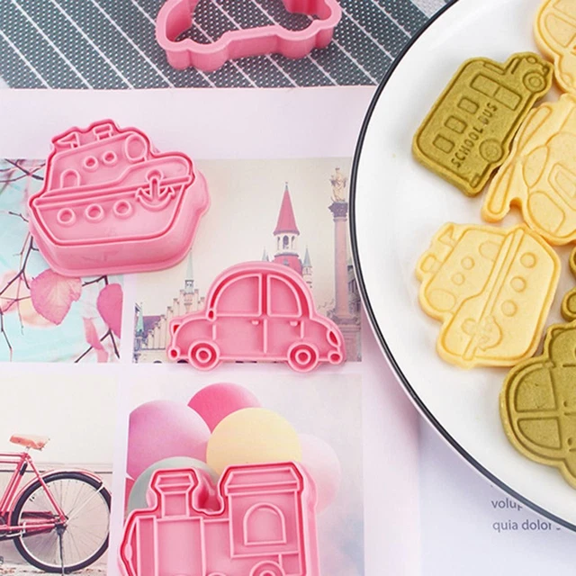 Plastic Cake Decorating Tools Biscuit Mold Modelling Mould Cookie Cutters