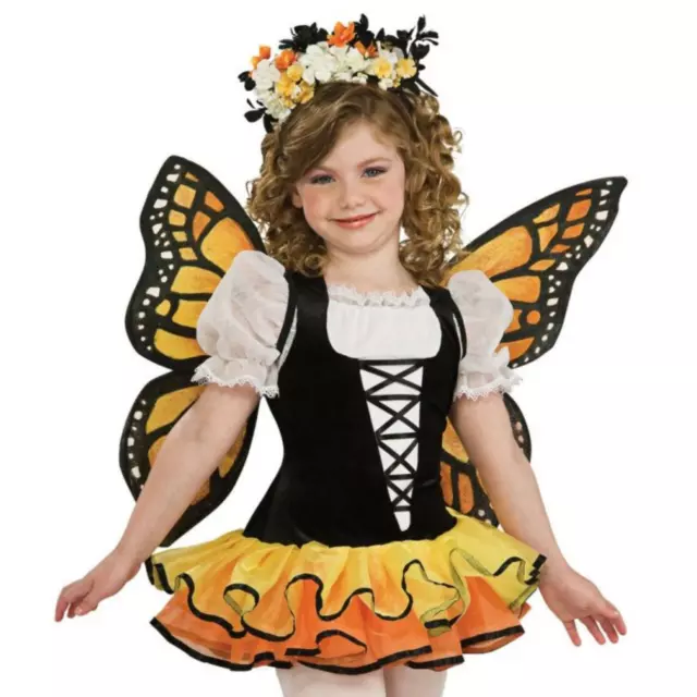 Ragazze Farfalla Principessa Fairy Tutu & Ali Libro Giorno Bambini Costume