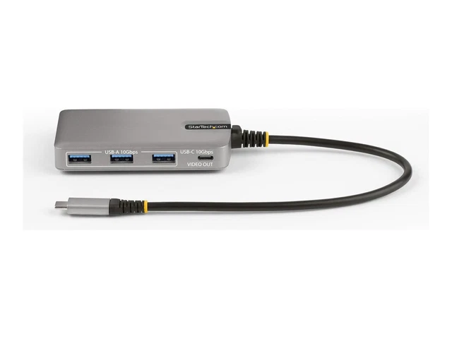 HB31C3A1CDPPD3 StarTech.com 4-Port USB-C Hub with USB-C DP Alt Mode Video Output