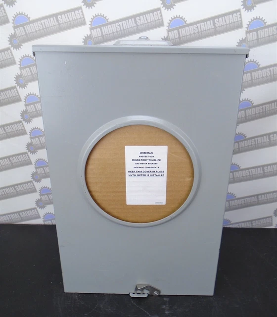 Durham - 200A - 600V,1 Ph, 4 Mâchoire - Mètre Douille - MTT83395C-VP02 - Neuf W/