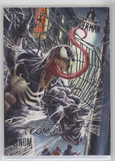 2017 Fleer Ultra Marvel Spider-Man Web Foil Venom #100 cj4