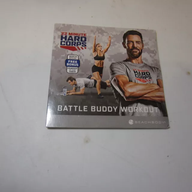 22 Minute Hard Corps Battle Buddy Entrenamiento Cuerpo de Playa DVD Nuevo Sellado