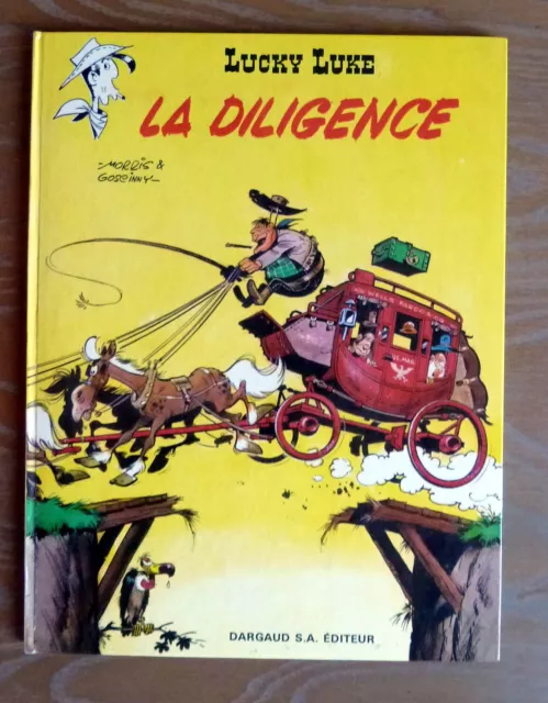 MORRIS et GOSCINNY / LUCKY LUKE La Diligence 1970