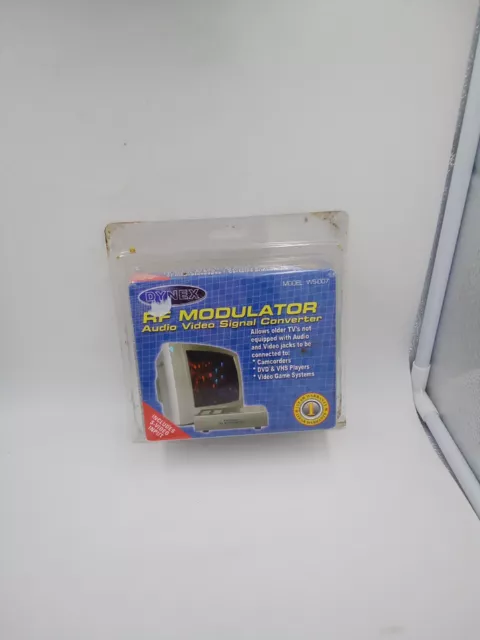 VTG DYNEX WS-007 RF Modulator A/V Signal Converter NEW