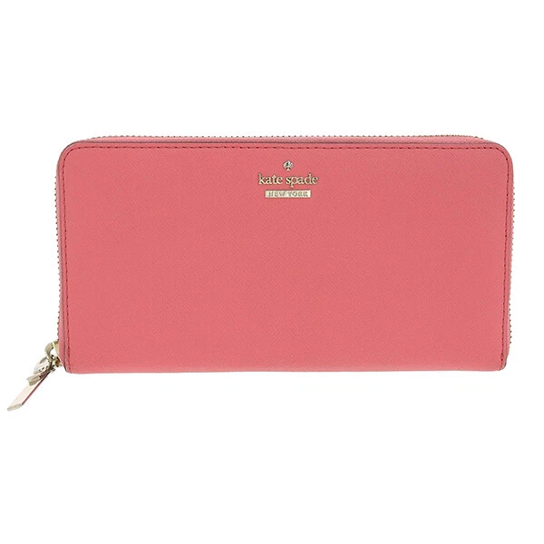 Kate Spade Cameron Street Round Fastener Long Wallet Salmon Pink Pwru5073 _18552
