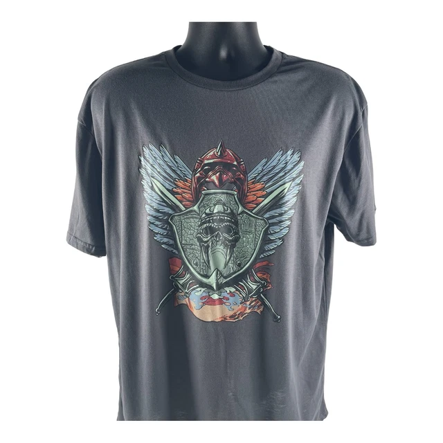 Master of the Universe MOTU Castle Grayskull Shield Loot Crate Men's XL Shirt