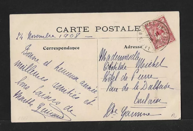 New Hebrides To France Ppc Cover 1908