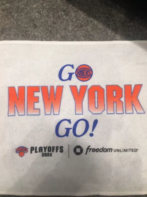 2024 Knicks Playoffs Rally Towel NBA Game 1 Basketball Go NEW YORK Go NY SGA