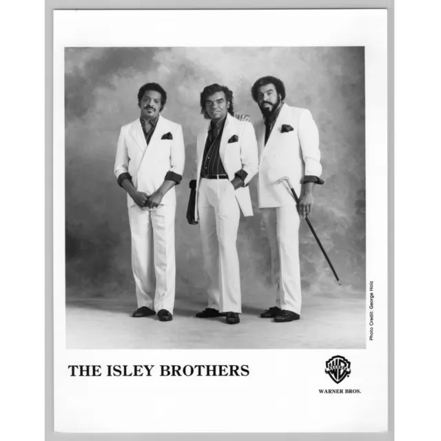 Isley Brothers Marvin Ronald Ernie Black R&B Soul 80s-90s Music Press Photo