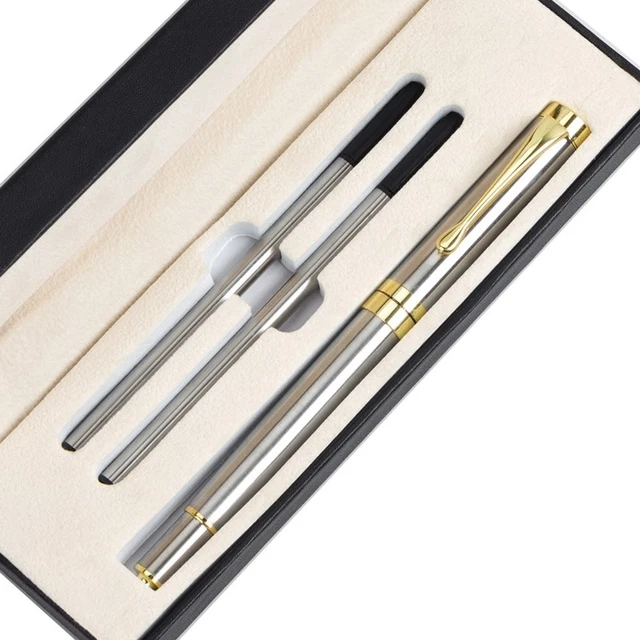 SIGNATURE GEL PEN 0.5mm Metal Signing Pen for Teacher Manager Lawyer ...