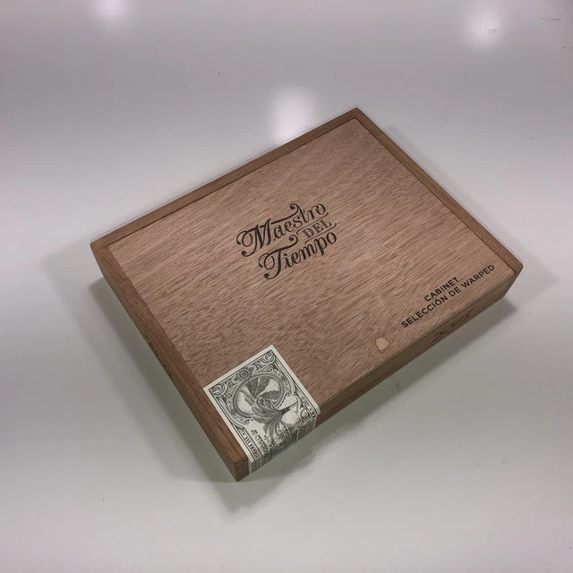 Warped Cigars 5205 Empty Wooden Cigar Box 9.25x7.25x1.75