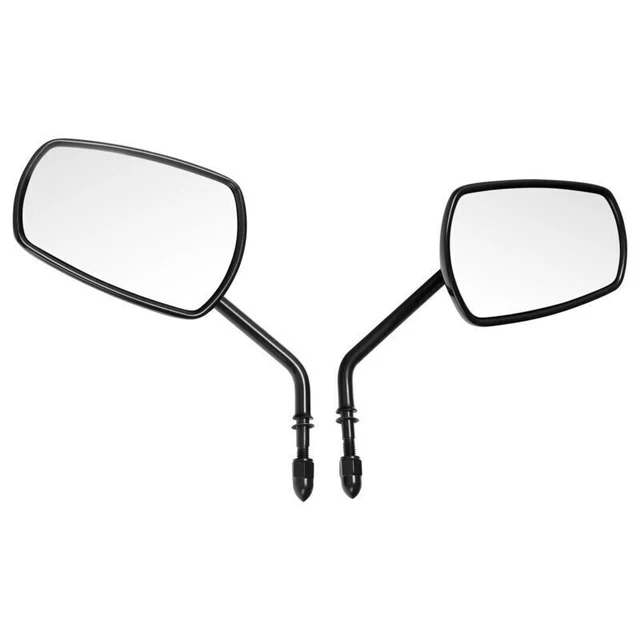 Universal 8mm Rear View Mirrors Fit For Harley Touring Street Road Glide King US