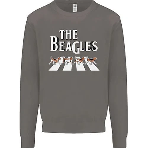 Felpa Maglione The Beagles Funny Dog Parody da uomo 3