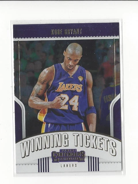 2018-19 Panini Contenders Winning Tickets #26 Kobe Bryant Lakers
