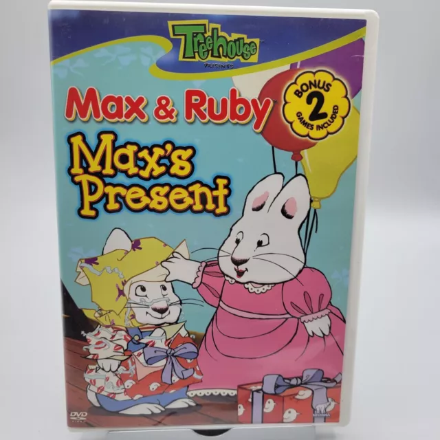 Max and Ruby: Max`s Present (2006 DVD, Nelvana/Treehouse) Bonus 2 Games included