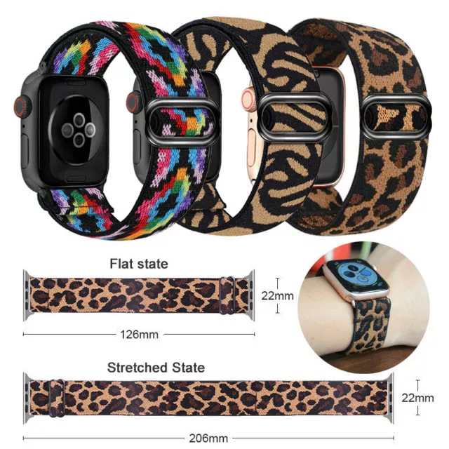 For Apple Watch Strap Nylon Band Woven iWatch Series SE 7 6 5 4 3 2 1 38mm 44mm