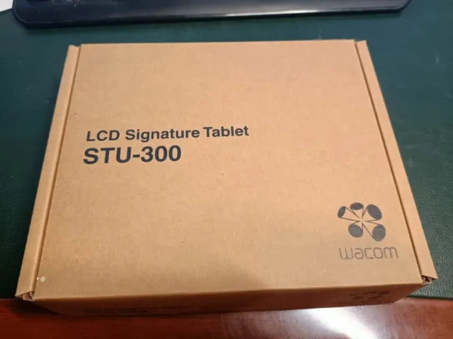 WACOM STU-300 LCD Signature Tablet Tested NO POWER ADAPTER