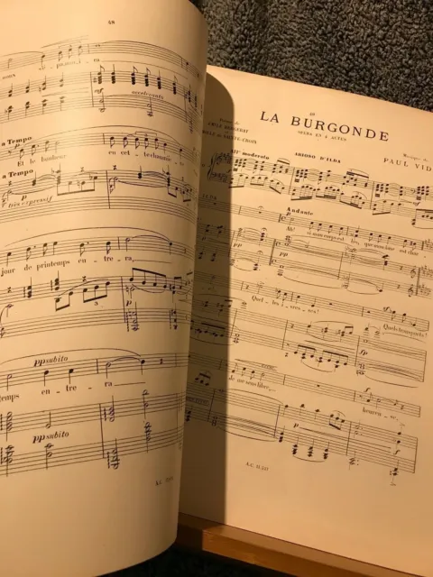 Les Gloires du chant recueil partition chant piano éditions Choudens 4