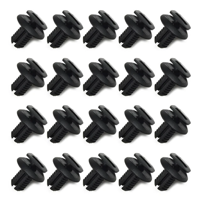 Clips Futter Schwarz Clips 20pcs for Mercedes Ein 0009913940 Teile Plastik