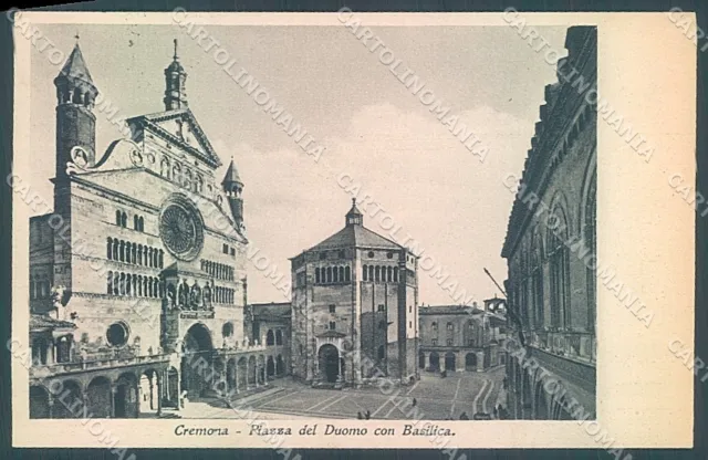CREMONA CITTÀ PIAZZA Duomo Basilica cartolina JK2396 EUR 10,50 ...