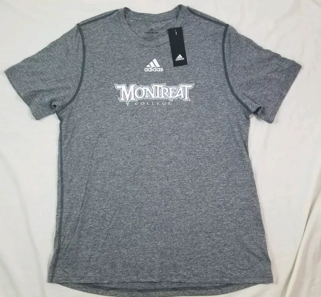 Montreat College Adidas T Shirt Christian Short Sleeve 2019 NC Small S Gray