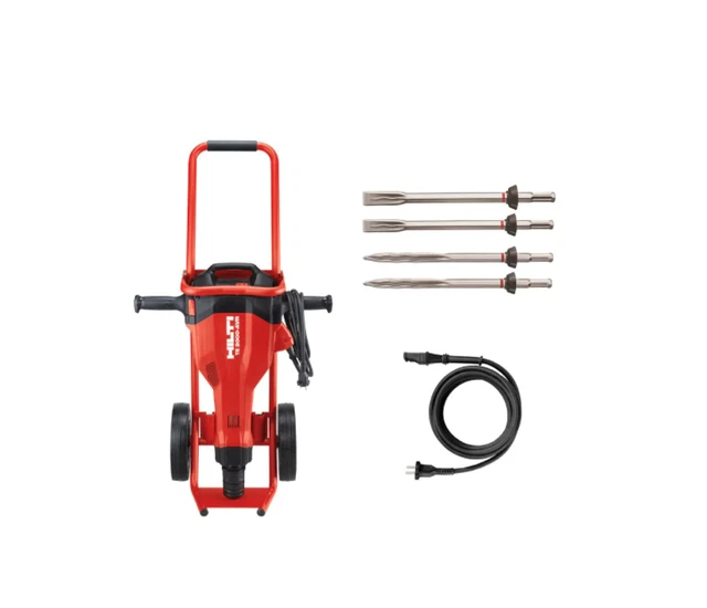 HILTI TE 2000 AVR 120V Demolition Hammer Electric Jackhammer Kit 15 Amp